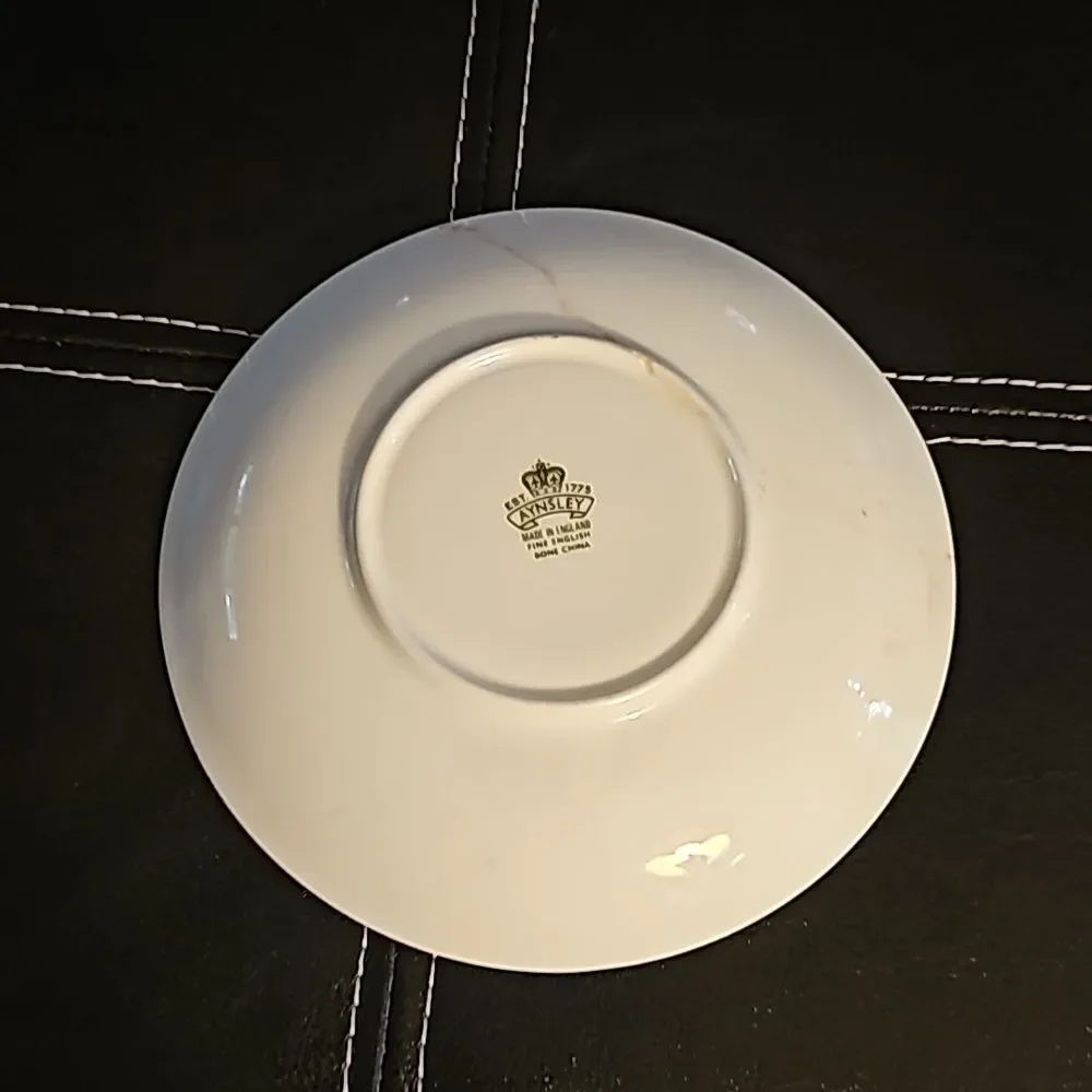 AYNSLEY est. 1775 English BONE CHINA 29c2. Cup and saucer